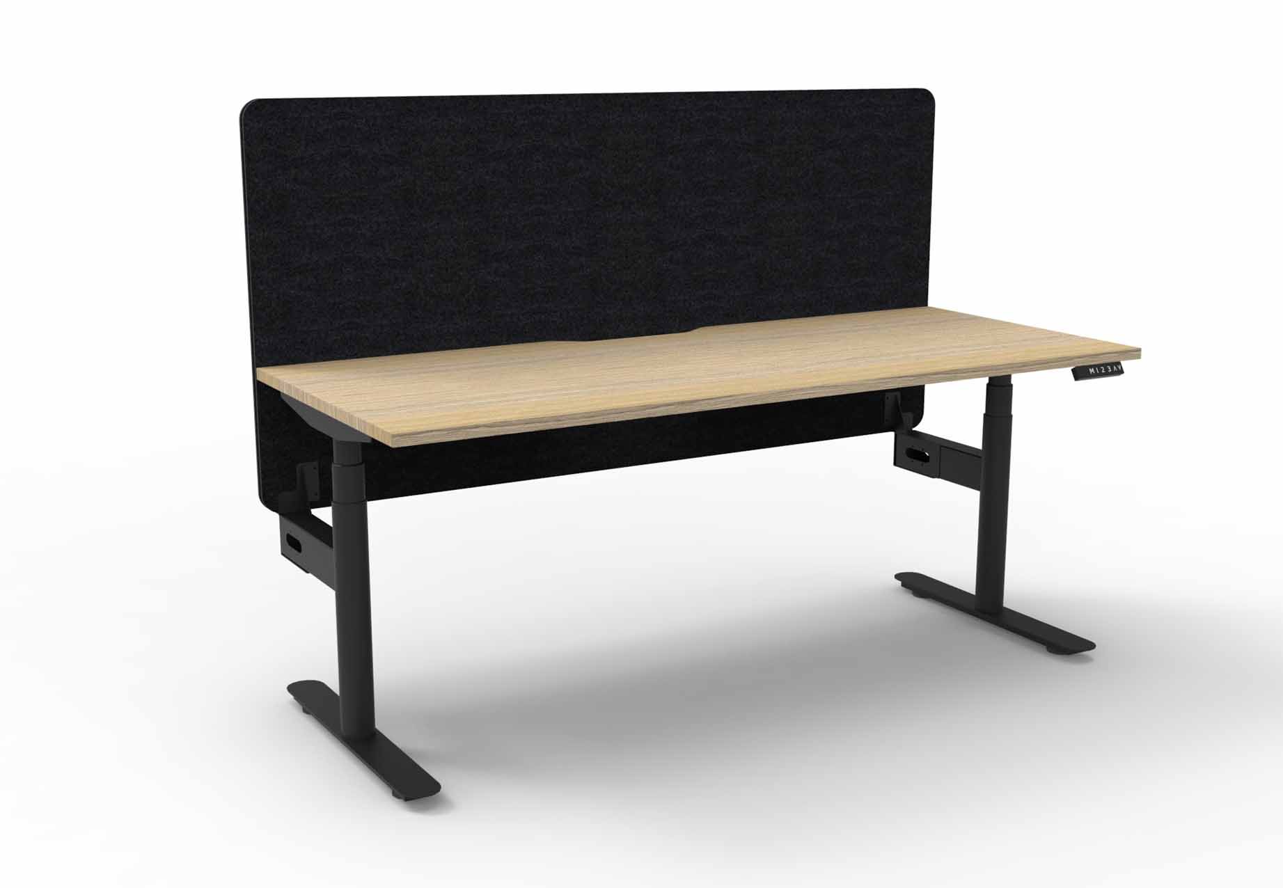 Halo+ Sit-Stand Single Sided Workstation - with Eco Screen